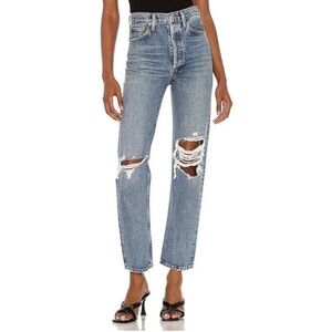 AGOLDE 90s Pinch Waist High Rise Straight Jeans Backdrop Size 32